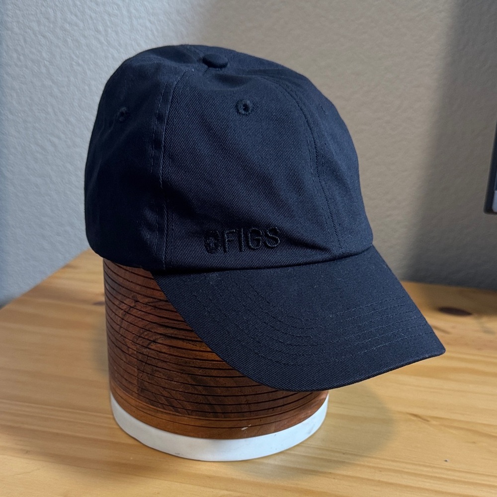 Figs Black Embroidered Baseball Cap